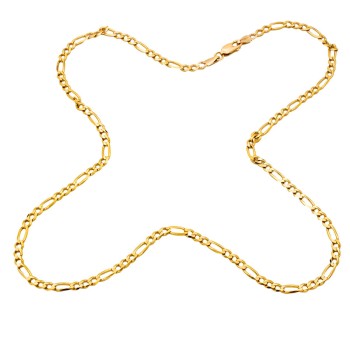 9ct gold 9.5g 22 inch figaro Chain